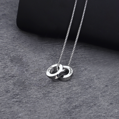 Custom Engraved Pendant Necklace