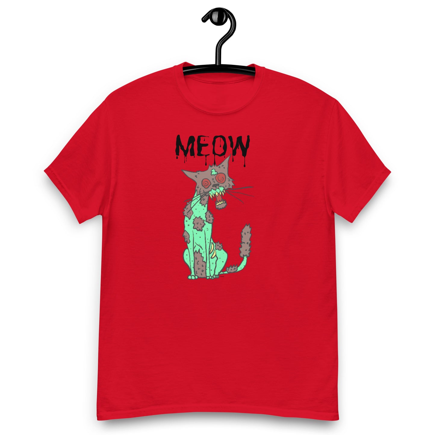 "MEOW" Zombie Cat, a men's classic tee