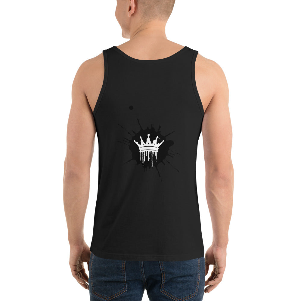 Men’s KING Tank Top | Soft 100% Cotton Streetwear Sleeveless Shirt