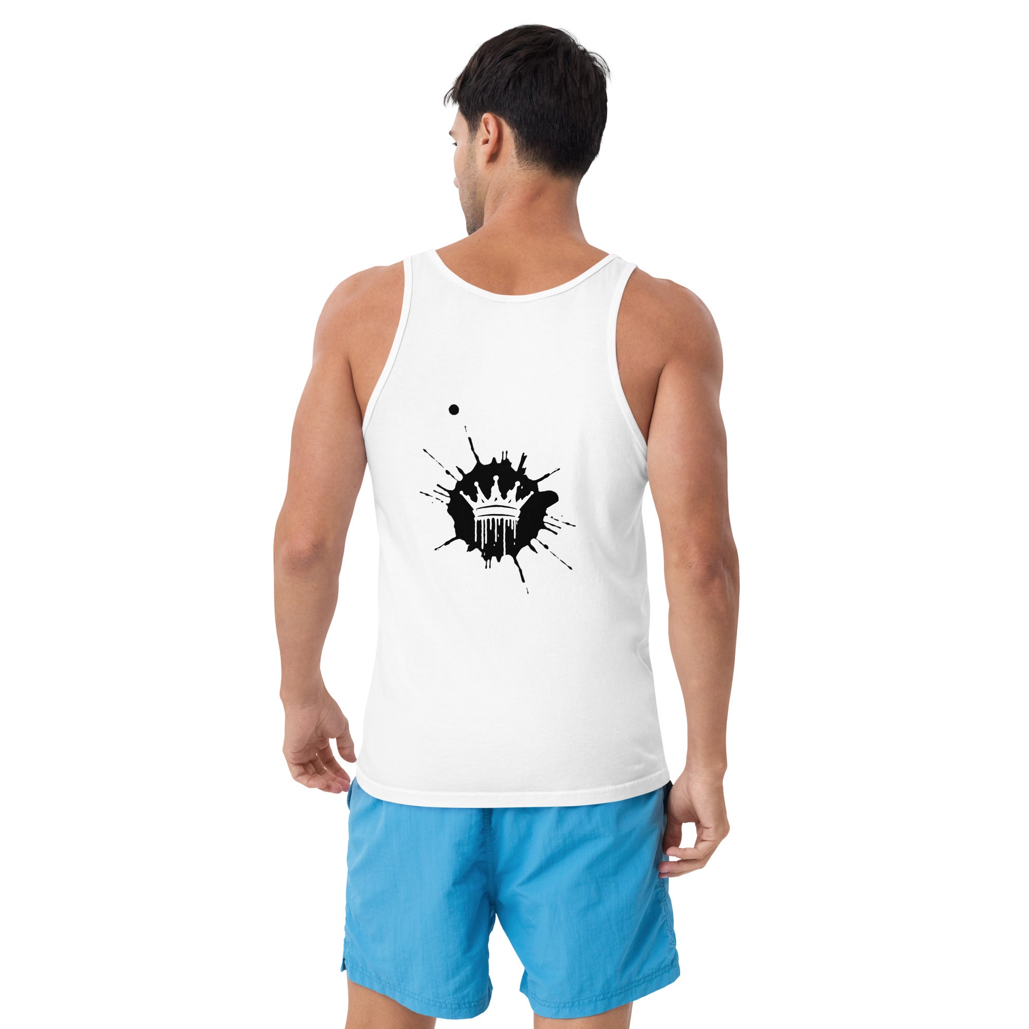 Men’s KING Tank Top | Soft 100% Cotton Streetwear Sleeveless Shirt