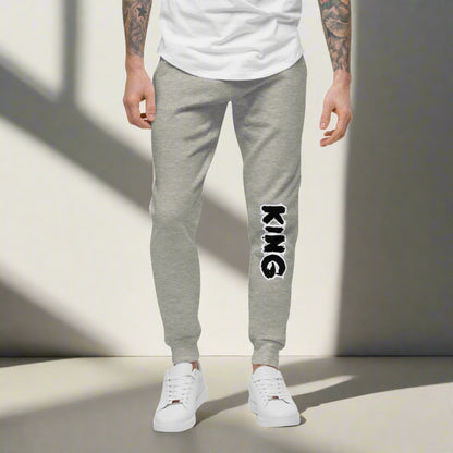 Mens "KING" fleece sweatpants