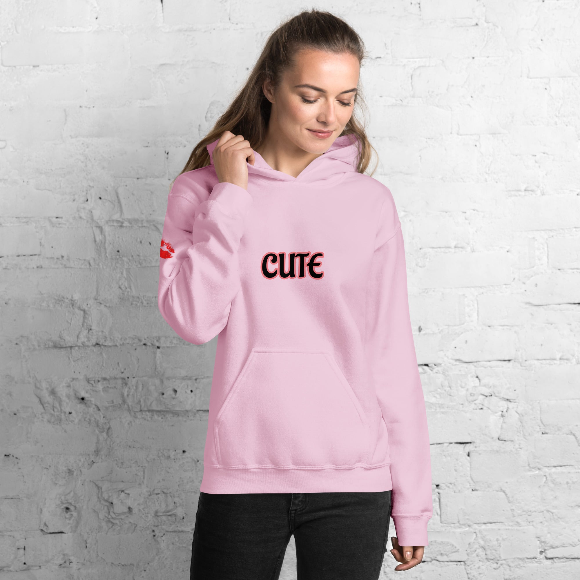 Cute Hoodie | Cozy Silky‑Smooth Pink Women’s Hooded Sweatshirt