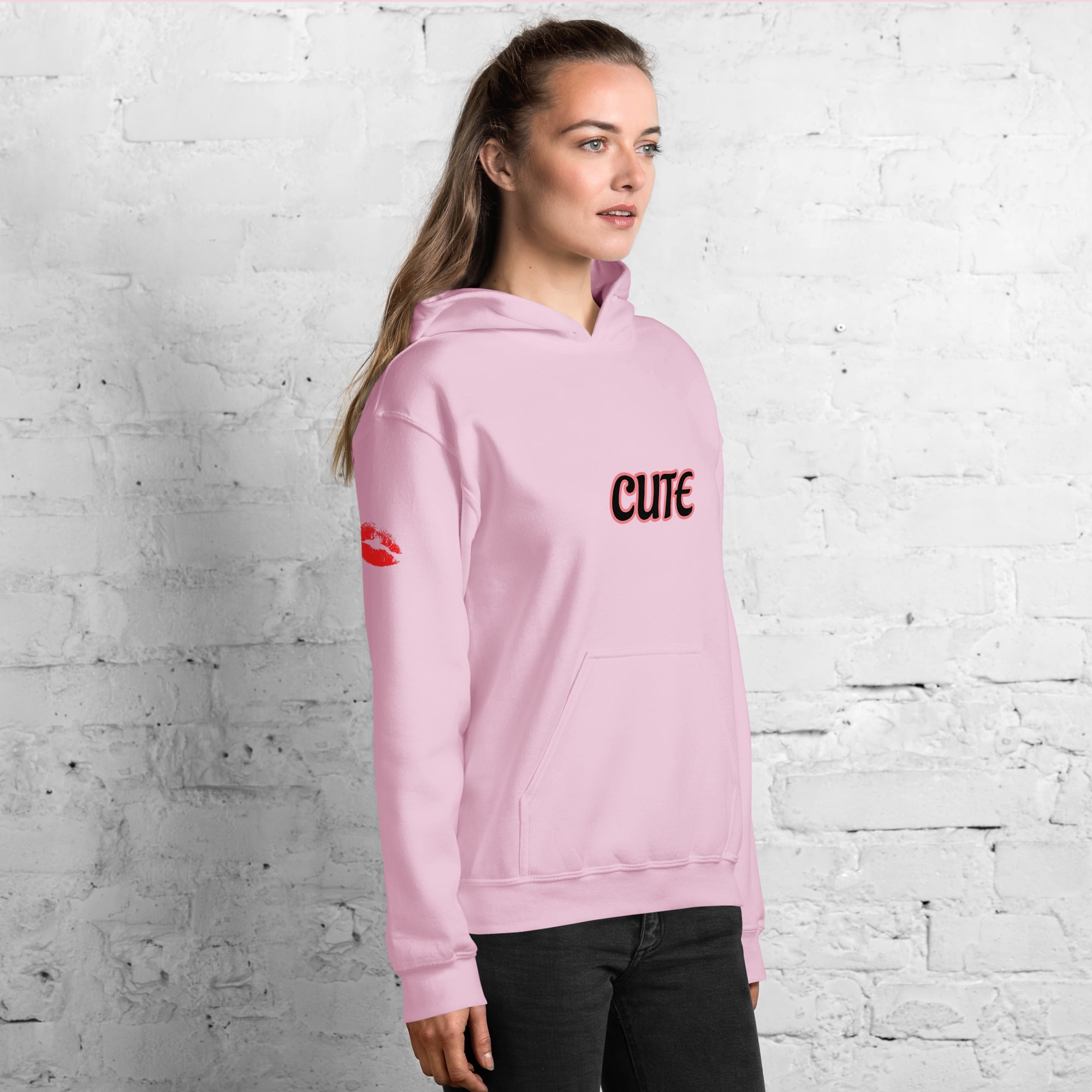 Cute Hoodie | Cozy Silky‑Smooth Pink Women’s Hooded Sweatshirt
