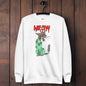 MEOW Zombie Cat Premium Sweatshirt