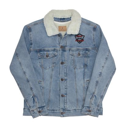 Agent of Chaos denim sherpa jacket