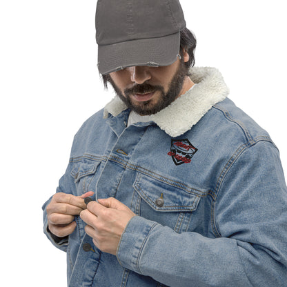 Agent of Chaos denim sherpa jacket