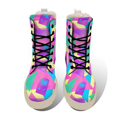 Retro Gaming Warm Winter Boots