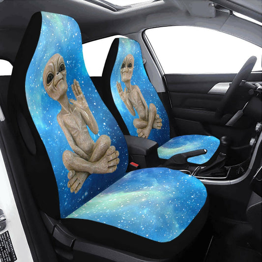 We Come in Peace Universal Car Seat Cover