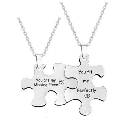 Jigsaw Puzzle Necklace