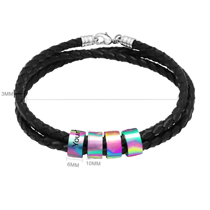 Black + Colored Beads