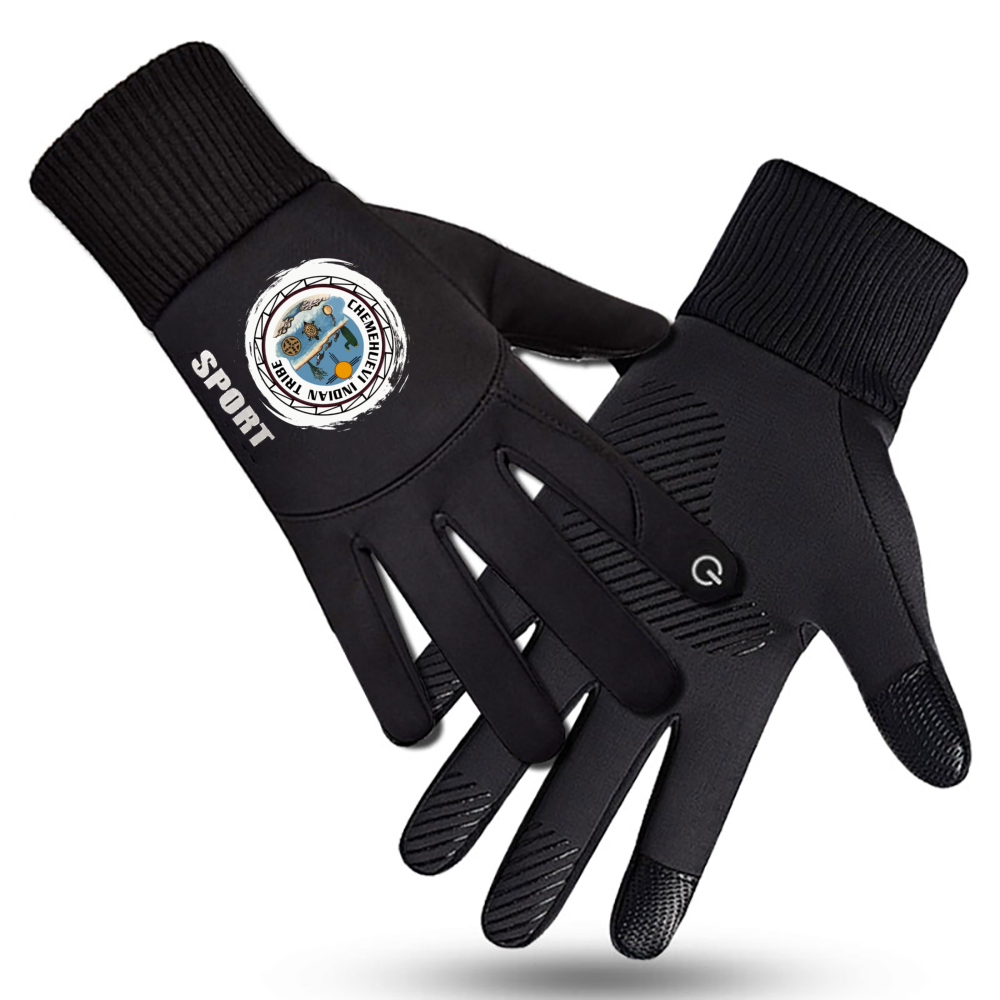 Outdoor Activities/Work Full Finger Gloves Touch Screen Plush Gloves
